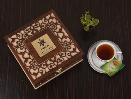 جعبه تی بگ طرح گل یاس